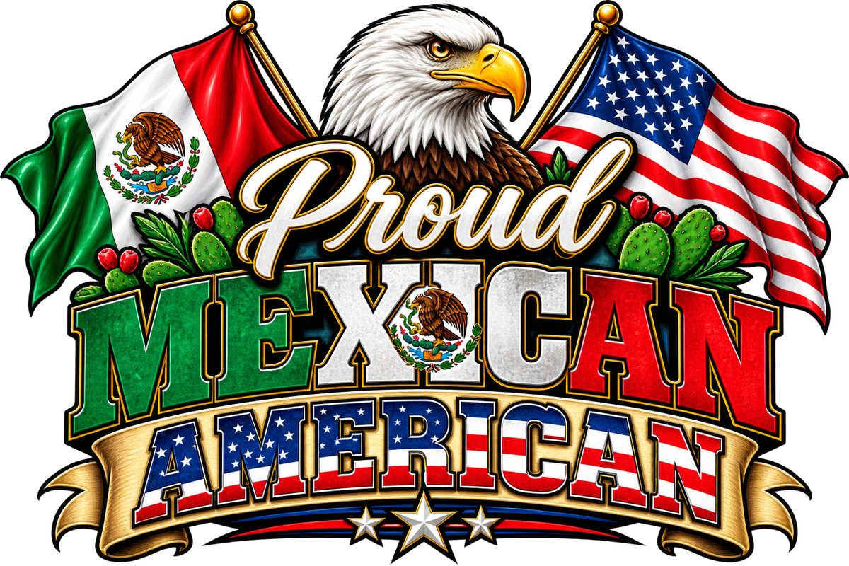 LIMITED EDITION PROUD MEXICAN-AMERICAN T-SHIRT